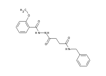 N-benzyl-4-[2-(2-methoxybenzoyl)hydrazino]-4-oxobutanamide