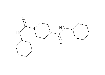 N,N'-dicyclohexyl-1,4-piperazinedicarboxamide