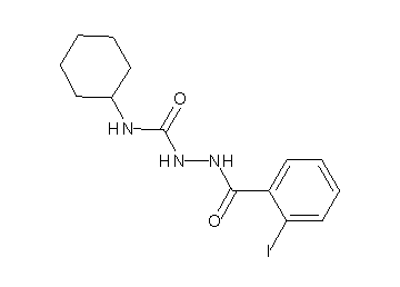N-cyclohexyl-2-(2-iodobenzoyl)hydrazinecarboxamide