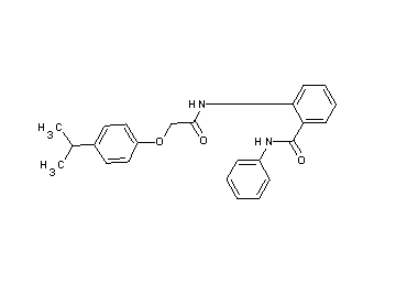 2-{[(4-isopropylphenoxy)acetyl]amino}-N-phenylbenzamide