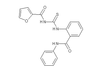 N-({[2-(anilinocarbonyl)phenyl]amino}carbonothioyl)-2-furamide