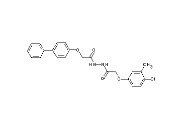 2-(4-biphenylyloxy)-N'-[(4-chloro-3-methylphenoxy)acetyl]acetohydrazide