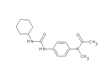 N-(4-{[(cyclohexylamino)carbonyl]amino}phenyl)-N-methylacetamide