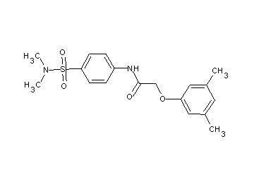 N-{4-[(dimethylamino)sulfonyl]phenyl}-2-(3,5-dimethylphenoxy)acetamide - Click Image to Close