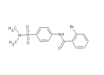 2-bromo-N-{4-[(dimethylamino)sulfonyl]phenyl}benzamide