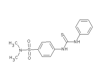 4-[(anilinocarbonothioyl)amino]-N,N-dimethylbenzenesulfonamide