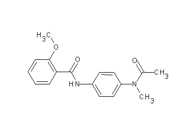 N-{4-[acetyl(methyl)amino]phenyl}-2-methoxybenzamide