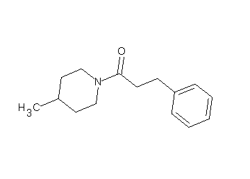 4-methyl-1-(3-phenylpropanoyl)piperidine