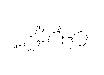 1-[(4-chloro-2-methylphenoxy)acetyl]indoline