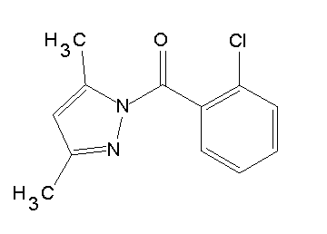 1-(2-chlorobenzoyl)-3,5-dimethyl-1H-pyrazole 1-(2-chlorobenzoyl)-3,5-dimethyl-1H-pyrazole