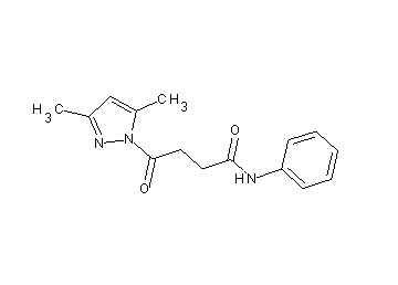 4-(3,5-dimethyl-1H-pyrazol-1-yl)-4-oxo-N-phenylbutanamide