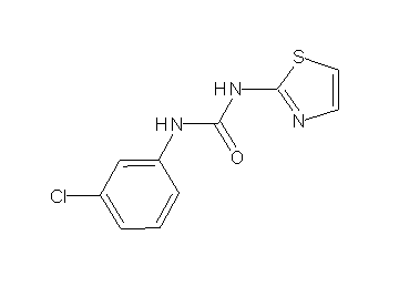 N-(3-chlorophenyl)-N'-1,3-thiazol-2-ylurea - Click Image to Close