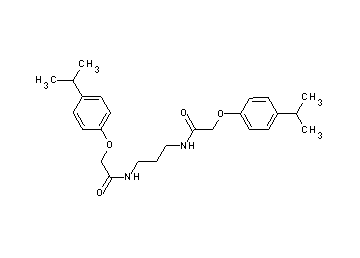 N,N'-1,3-propanediylbis[2-(4-isopropylphenoxy)acetamide] - Click Image to Close