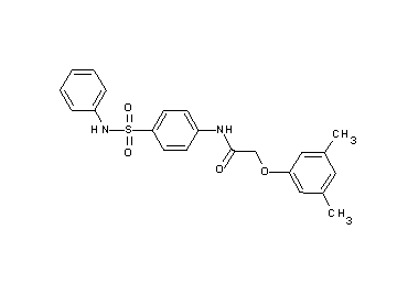 N-[4-(anilinosulfonyl)phenyl]-2-(3,5-dimethylphenoxy)acetamide
