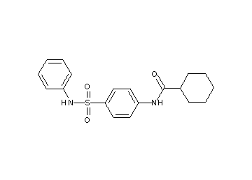 N-[4-(anilinosulfonyl)phenyl]cyclohexanecarboxamide - Click Image to Close