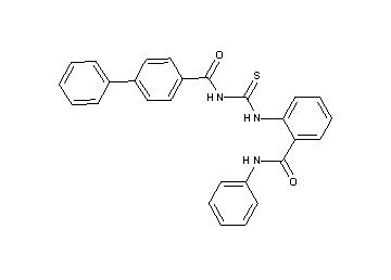 N-({[2-(anilinocarbonyl)phenyl]amino}carbonothioyl)-4-biphenylcarboxamide