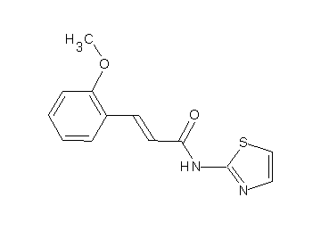 3-(2-methoxyphenyl)-N-1,3-thiazol-2-ylacrylamide - Click Image to Close