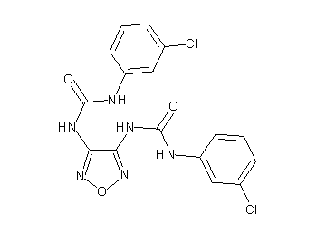 N',N'''-1,2,5-oxadiazole-3,4-diylbis[N-(3-chlorophenyl)urea]