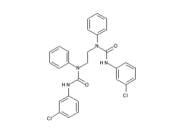 N,N''-1,2-ethanediylbis[N'-(3-chlorophenyl)-N-phenylurea]