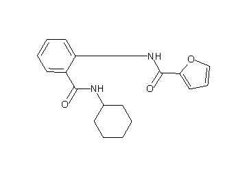 N-{2-[(cyclohexylamino)carbonyl]phenyl}-2-furamide