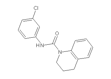 N-(3-chlorophenyl)-3,4-dihydro-1(2H)-quinolinecarboxamide