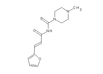 3-(2-furyl)-N-[(4-methyl-1-piperazinyl)carbonothioyl]acrylamide - Click Image to Close