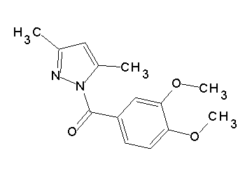 1-(3,4-dimethoxybenzoyl)-3,5-dimethyl-1H-pyrazole