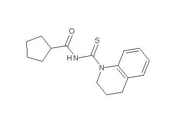 N-(3,4-dihydro-1(2H)-quinolinylcarbonothioyl)cyclopentanecarboxamide