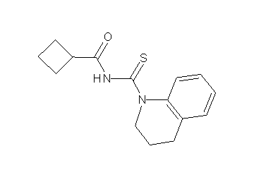 N-(3,4-dihydro-1(2H)-quinolinylcarbonothioyl)cyclobutanecarboxamide