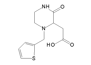 [3-oxo-1-(2-thienylmethyl)-2-piperazinyl]acetic acid