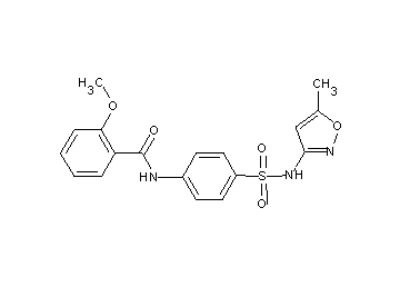 2-methoxy-N-(4-{[(5-methyl-3-isoxazolyl)amino]sulfonyl}phenyl)benzamide