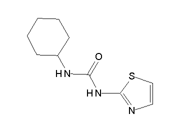 N-cyclohexyl-N'-1,3-thiazol-2-ylurea