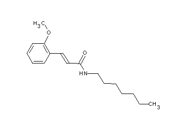 N-heptyl-3-(2-methoxyphenyl)acrylamide