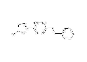 5-bromo-N'-(3-phenylpropanoyl)-2-furohydrazide