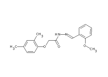 2-(2,4-dimethylphenoxy)-N'-(2-methoxybenzylidene)acetohydrazide