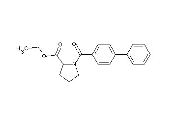 ethyl 1-(4-biphenylylcarbonyl)prolinate