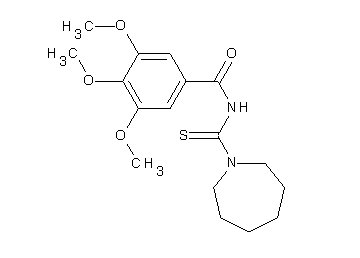 N-(1-azepanylcarbonothioyl)-3,4,5-trimethoxybenzamide