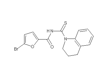5-bromo-N-(3,4-dihydro-1(2H)-quinolinylcarbonothioyl)-2-furamide - Click Image to Close