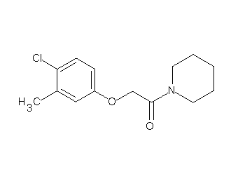 1-[(4-chloro-3-methylphenoxy)acetyl]piperidine