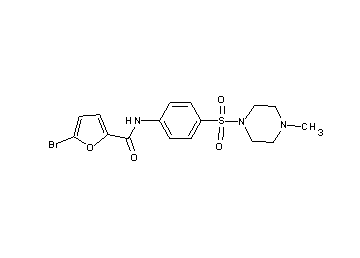 5-bromo-N-{4-[(4-methyl-1-piperazinyl)sulfonyl]phenyl}-2-furamide