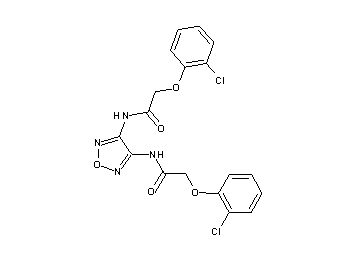 N,N'-1,2,5-oxadiazole-3,4-diylbis[2-(2-chlorophenoxy)acetamide]