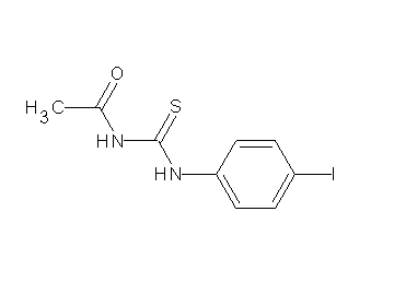 N-{[(4-iodophenyl)amino]carbonothioyl}acetamide