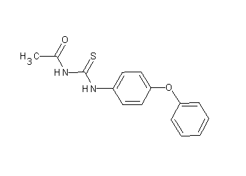 N-{[(4-phenoxyphenyl)amino]carbonothioyl}acetamide