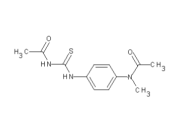 N-(4-{[(acetylamino)carbonothioyl]amino}phenyl)-N-methylacetamide