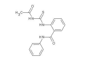 2-{[(acetylamino)carbonothioyl]amino}-N-phenylbenzamide