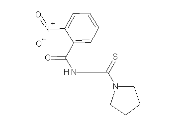 2-nitro-N-(1-pyrrolidinylcarbonothioyl)benzamide - Click Image to Close