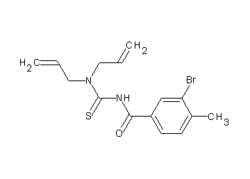3-bromo-N-[(diallylamino)carbonothioyl]-4-methylbenzamide