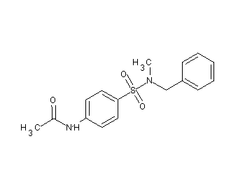 N-(4-{[benzyl(methyl)amino]sulfonyl}phenyl)acetamide