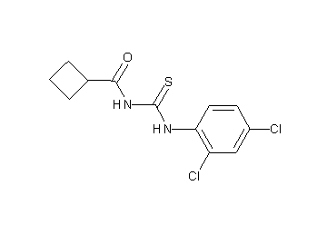 N-{[(2,4-dichlorophenyl)amino]carbonothioyl}cyclobutanecarboxamide