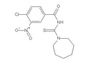 N-(1-azepanylcarbonothioyl)-4-chloro-3-nitrobenzamide